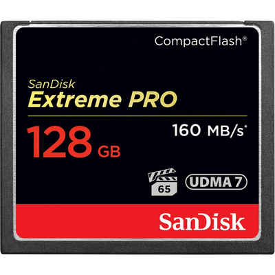 Sandisk »CompactFlash Extreme Pro 128 GB, UDMA 7« Speicherkarte