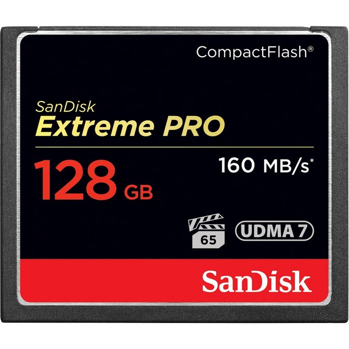 Sandisk CompactFlash Extreme Pro 128 GB UDMA 7 Speicherkarte