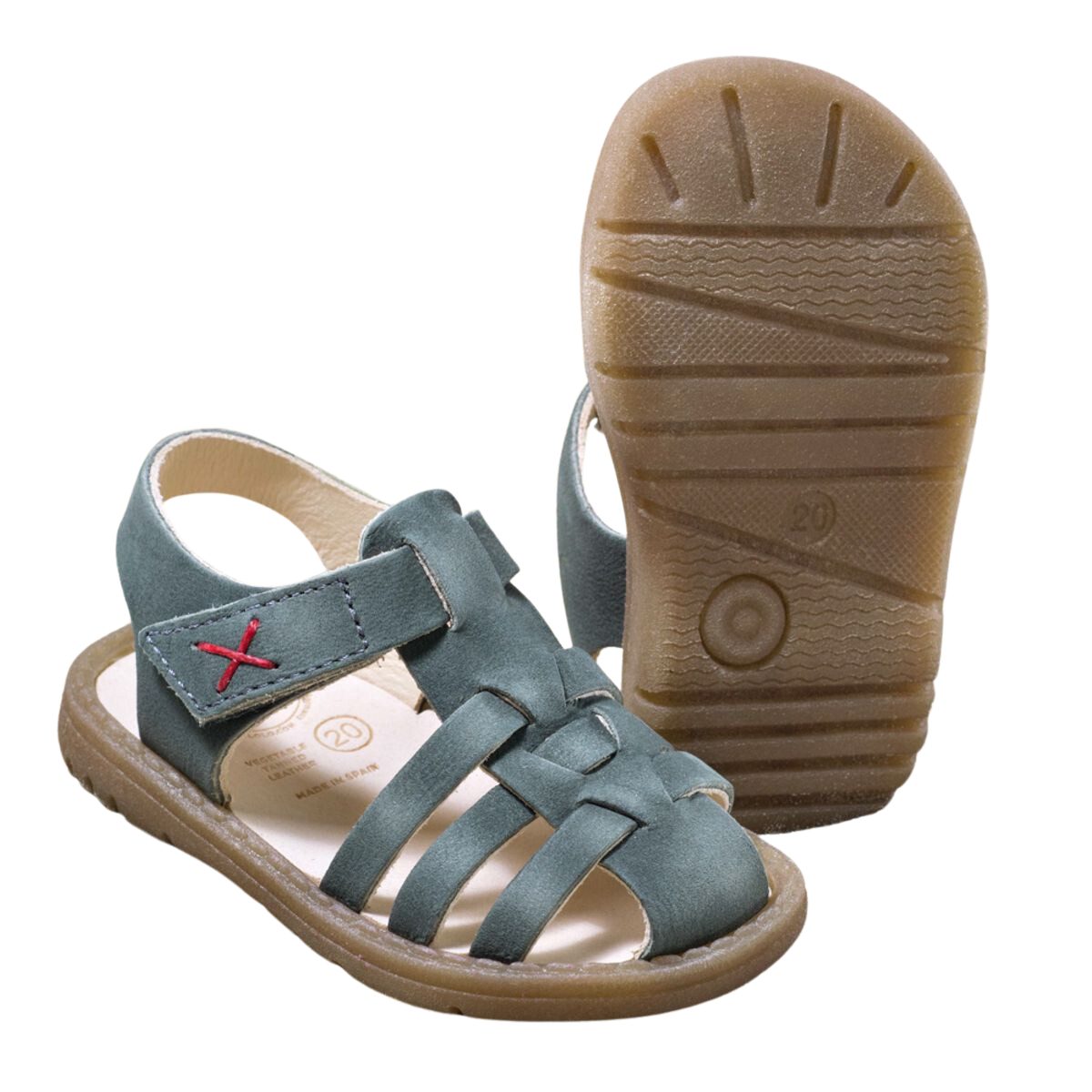 POLOLO Kinderschuhe Fiesta, Unisex Kinder Sandale Allergikerfreundliche Kinderschuhe