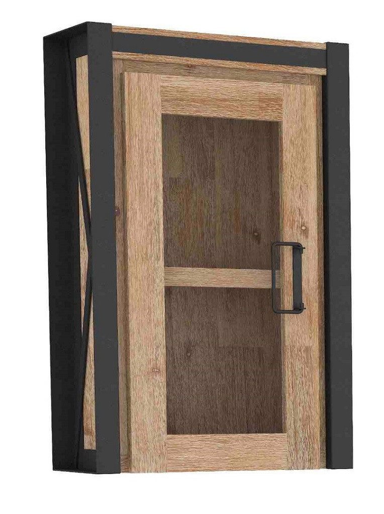 Main Möbel Hängeschrank Badoberschrank Badschrank 45x70cm Akazie Metall Montreux