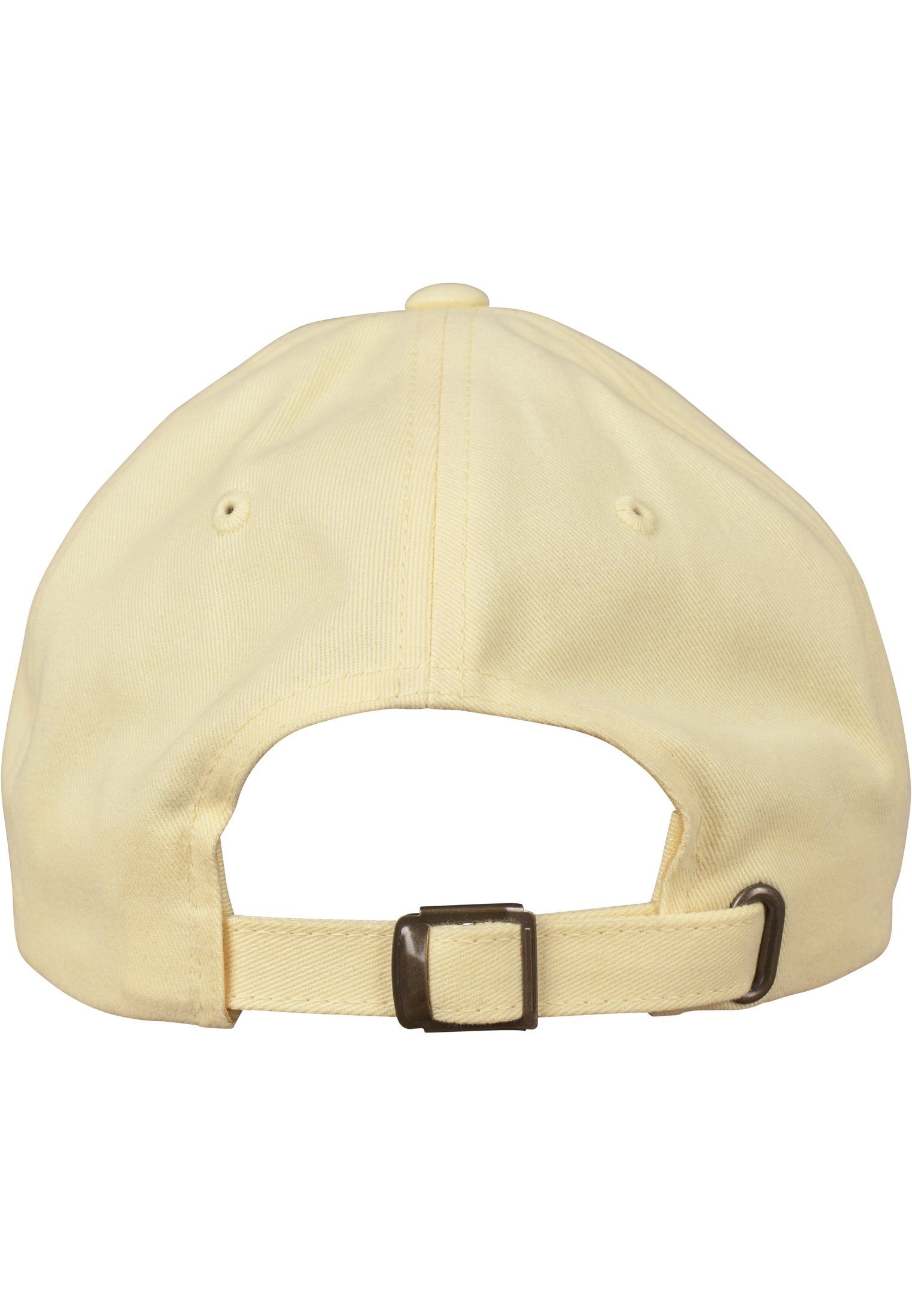 Twill Cap Dad Accessoires Cap Flexfit yellow Peached Flex Cotton