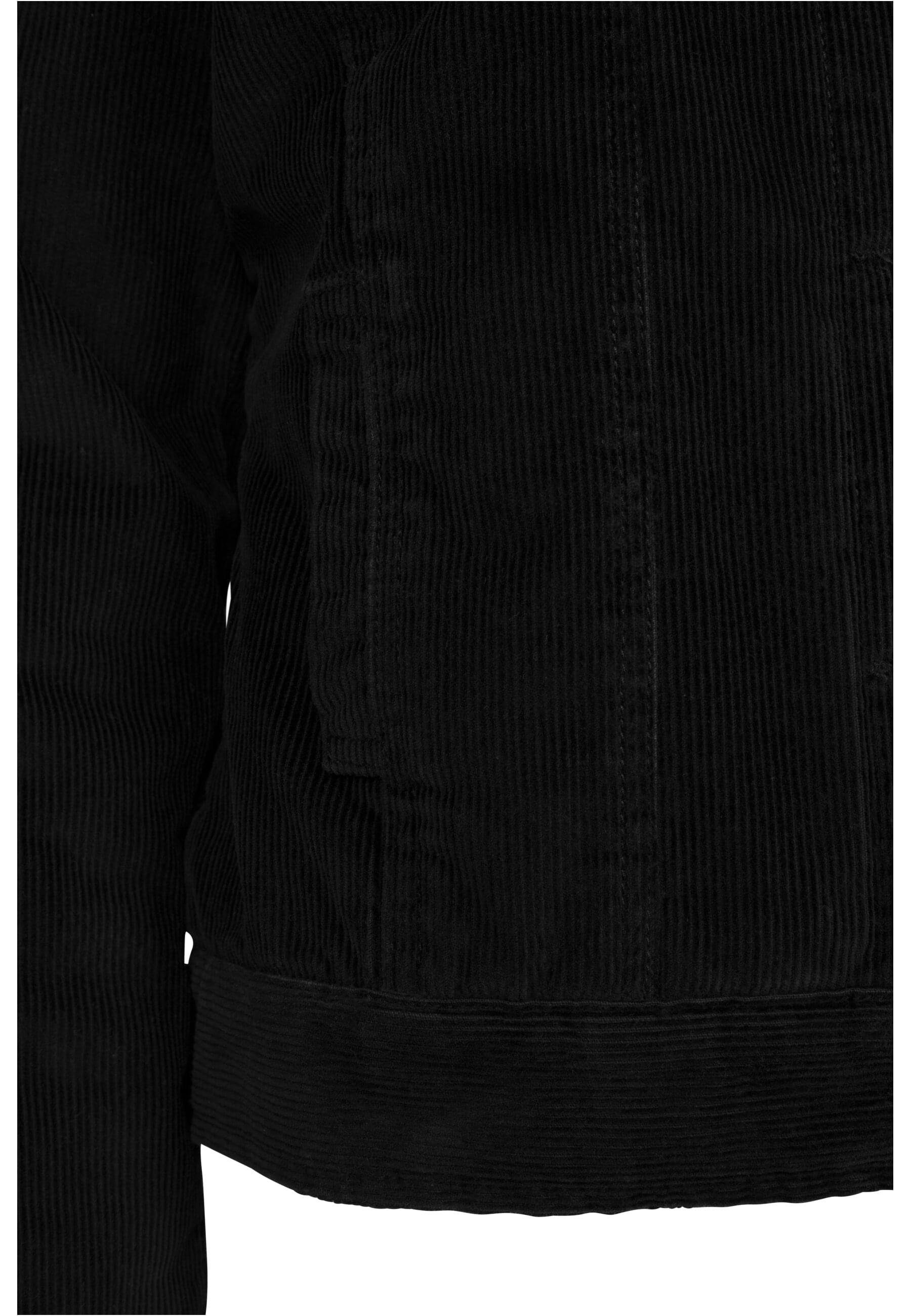 black/black Corduroy (1-St) URBAN Sherpa Damen CLASSICS Winterjacke Ladies Jacket