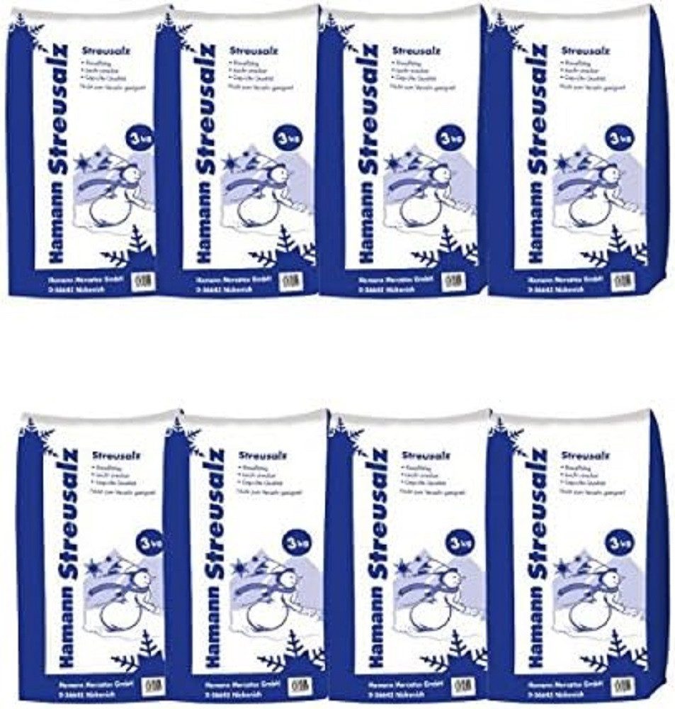Hamann Mercatus GmbH Streuwagen Hamann Mercatus Streusalz Sack 8 x 3 kg