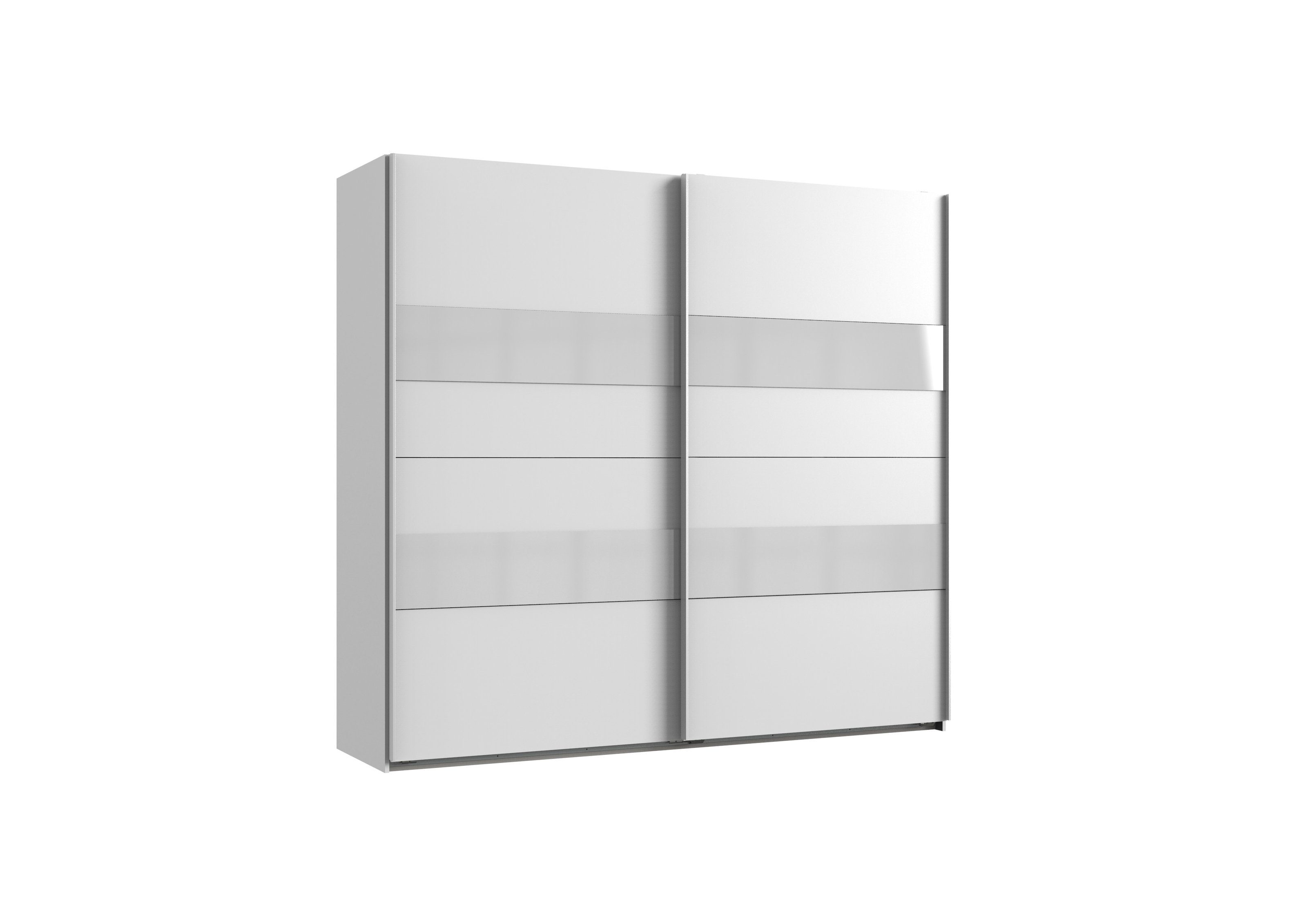 freiraum Kleiderschrank Altona2 in Einlegeböden 225x210x65 Weiß Türen mit 2 4 (B/H/T: und cm)