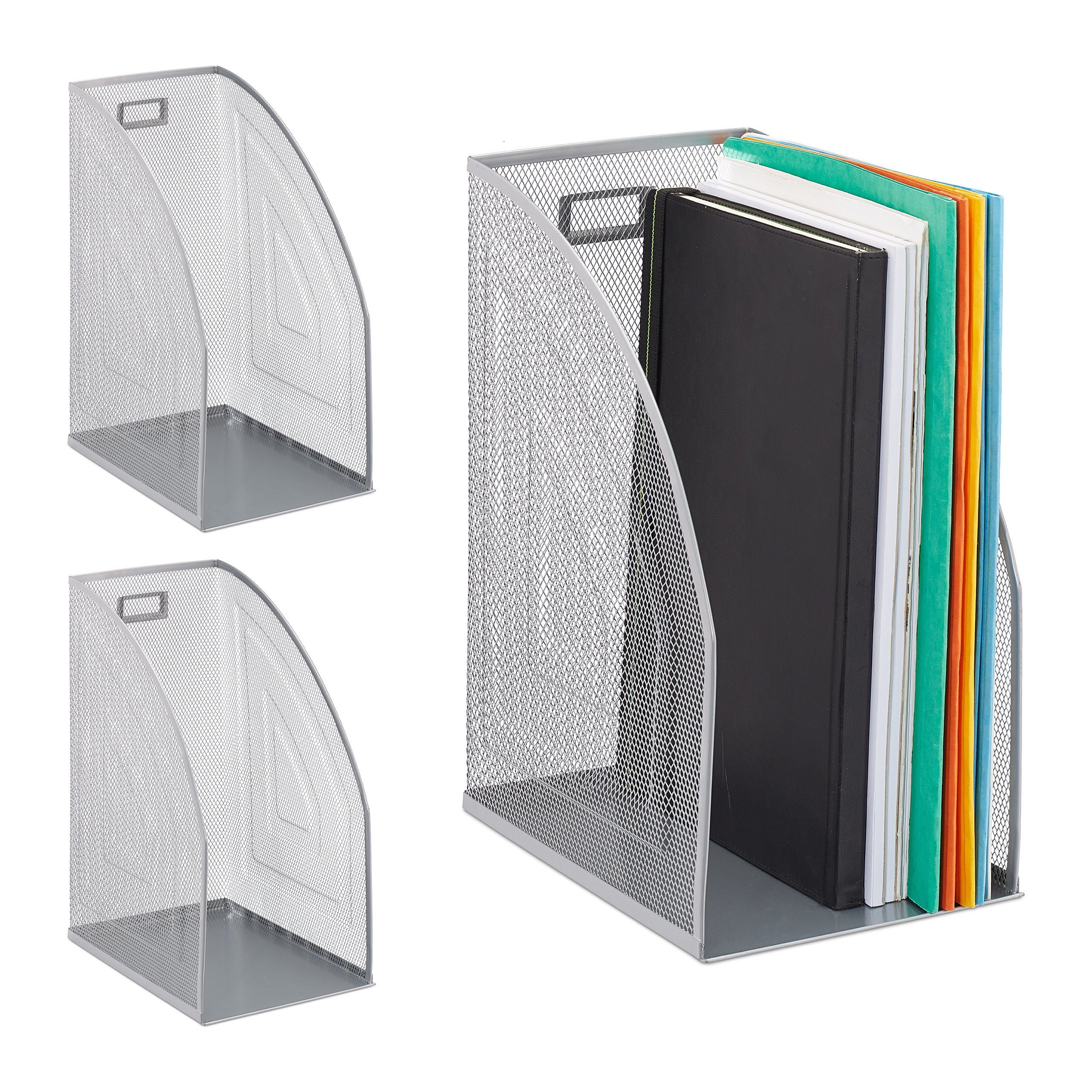 Organizer 3 x Stehsammler Metall