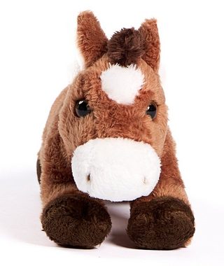 Uni-Toys Kuscheltier Pferd Plushie, liegend - 18 cm (Länge) - Plüschtier, zu 100 % recyceltes Füllmaterial