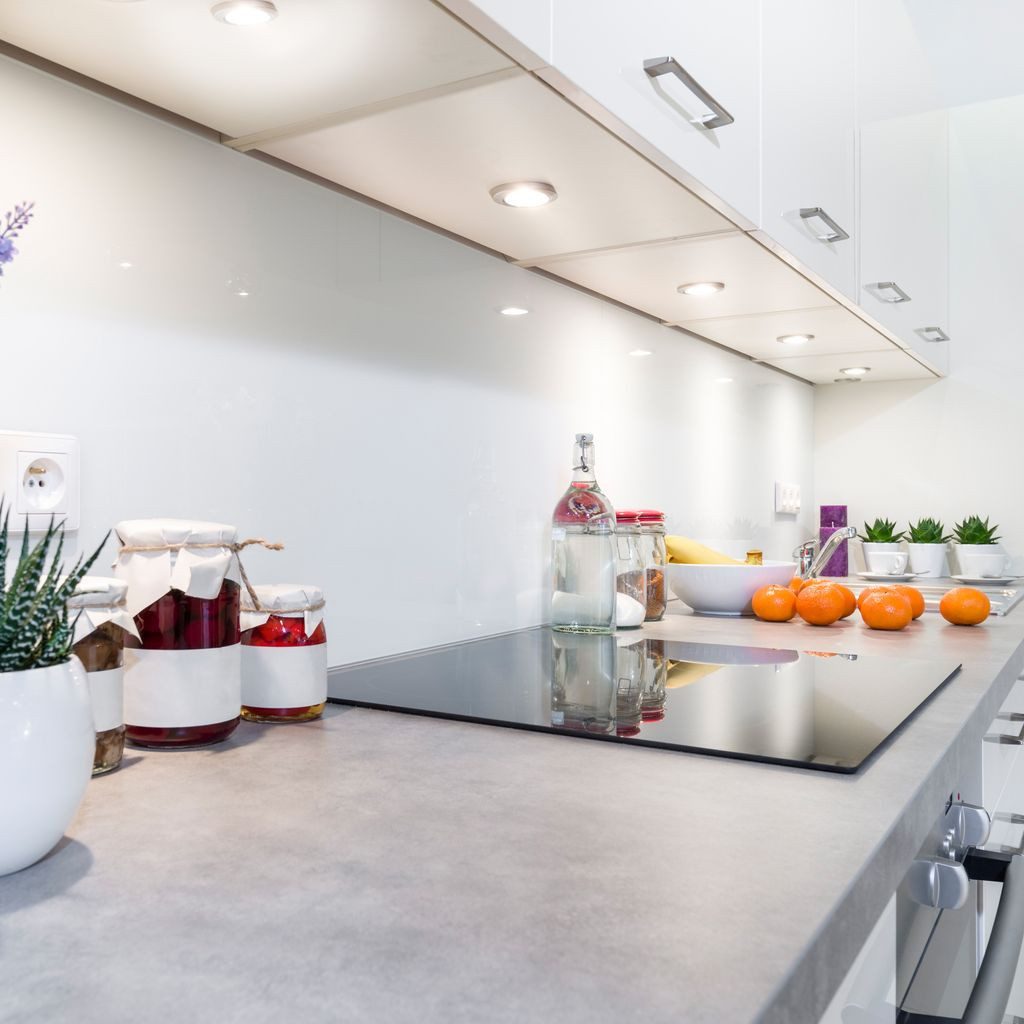 B.K.Licht LED Unterbauleuchte 6er Set LED Schrankleuchten 6x 1,8W 6x 170lm - BKL1187, LED fest integriert, 3.000K LED Küchenlampen Vitrinenbeleuchtung Kippschalter