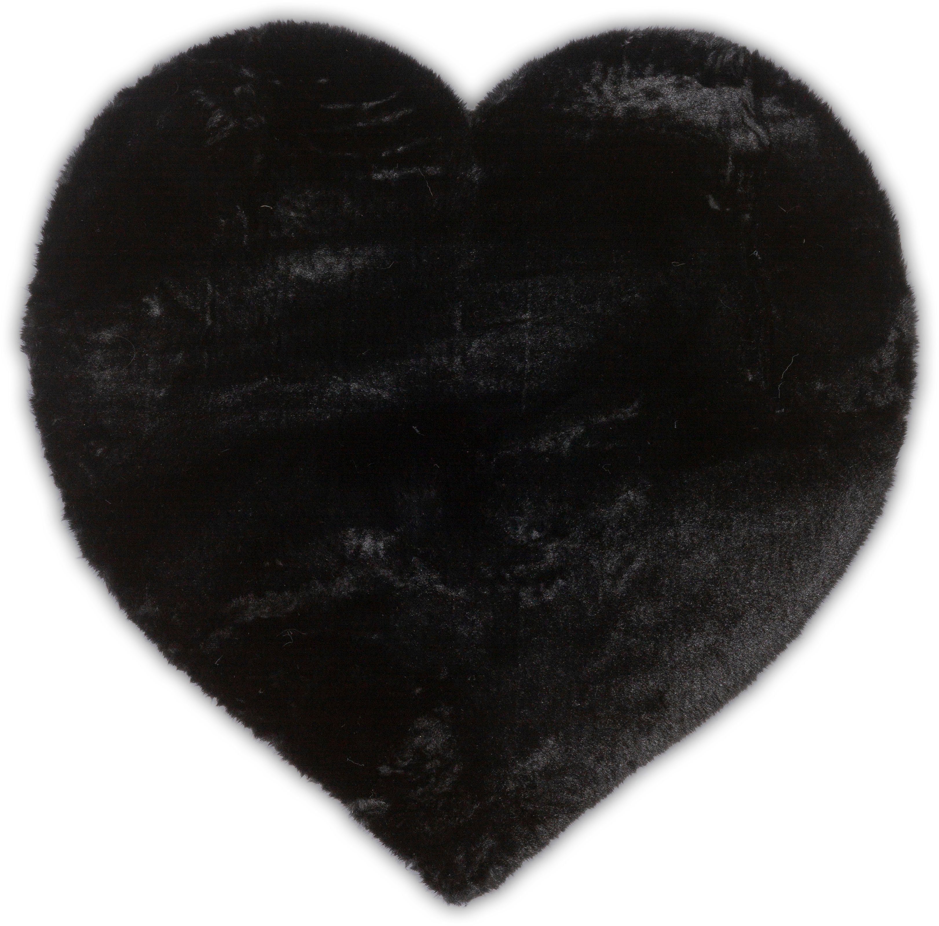 Gino Falcone Fellteppich Kuschelteppich Chiara, herzförmig, Höhe: 30 mm, Ku günstig online kaufen