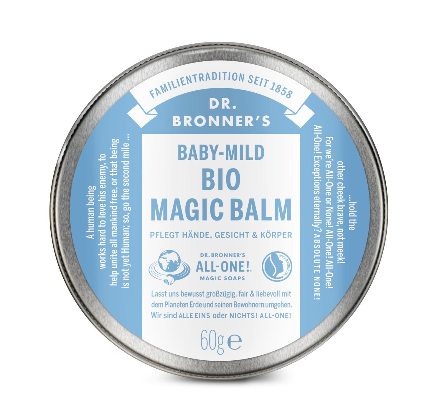 Dr. Bronners Körperbalsam Baby-Mild, 1-tlg., Balsam (neutral) Bio Magic Balm 60 g