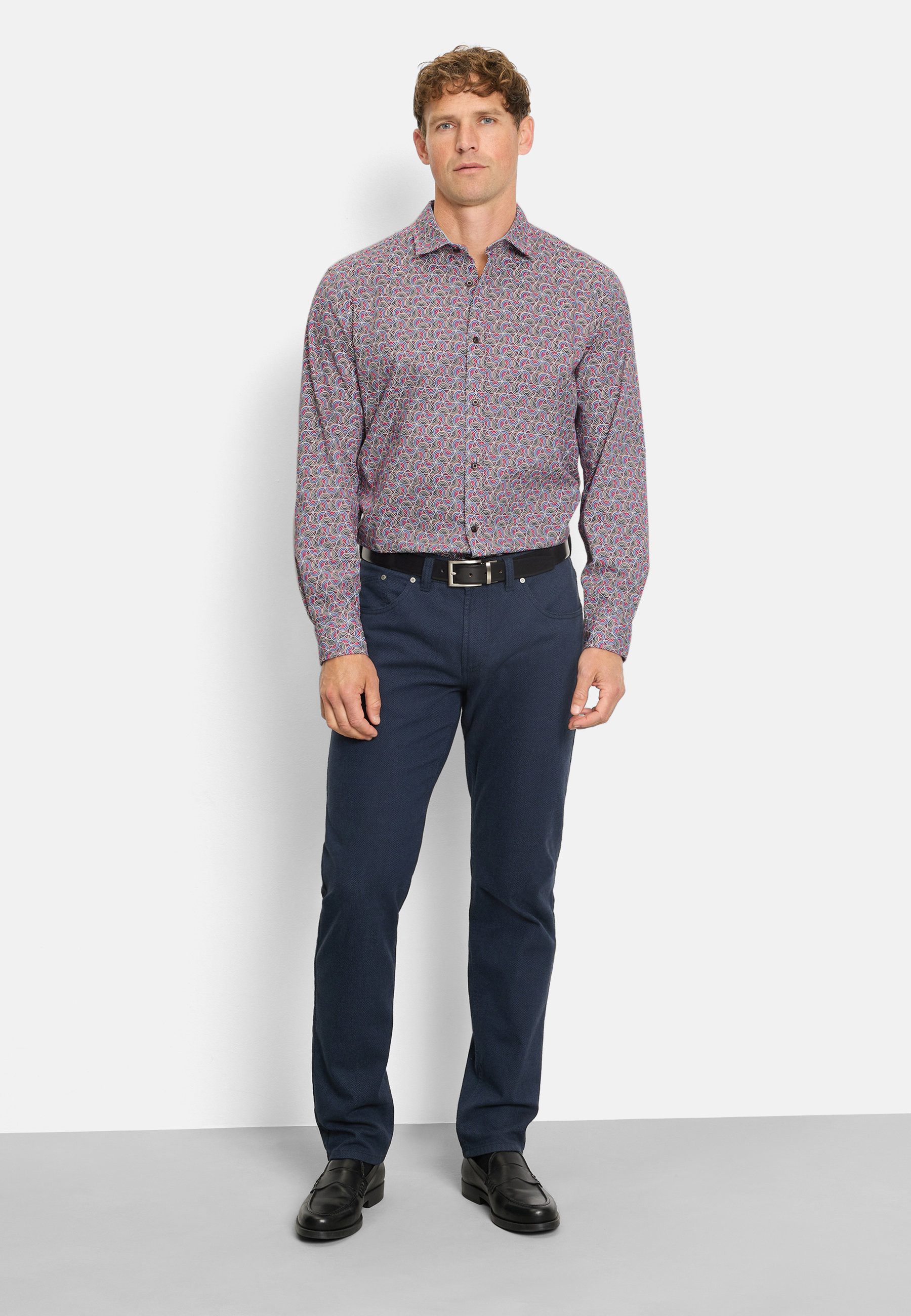 OLYMP Langarmhemd OLYMP Casual, regular fit, Kent
