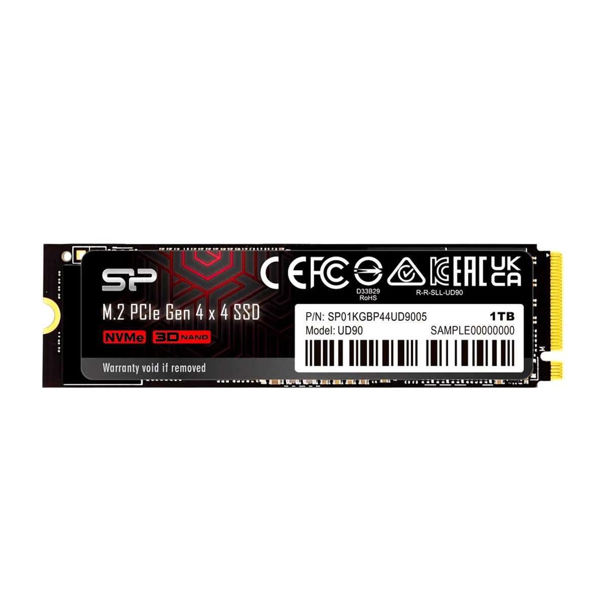 SILICON POWER Silicon Power UD90 1 TB M.2 PCI Express 4.0 NVMe 3D NAND interne SSD