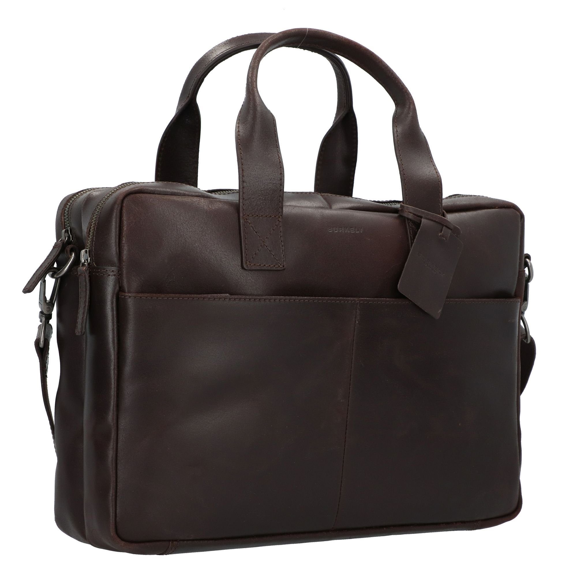 Burkely Aktentasche Vintage, Leder