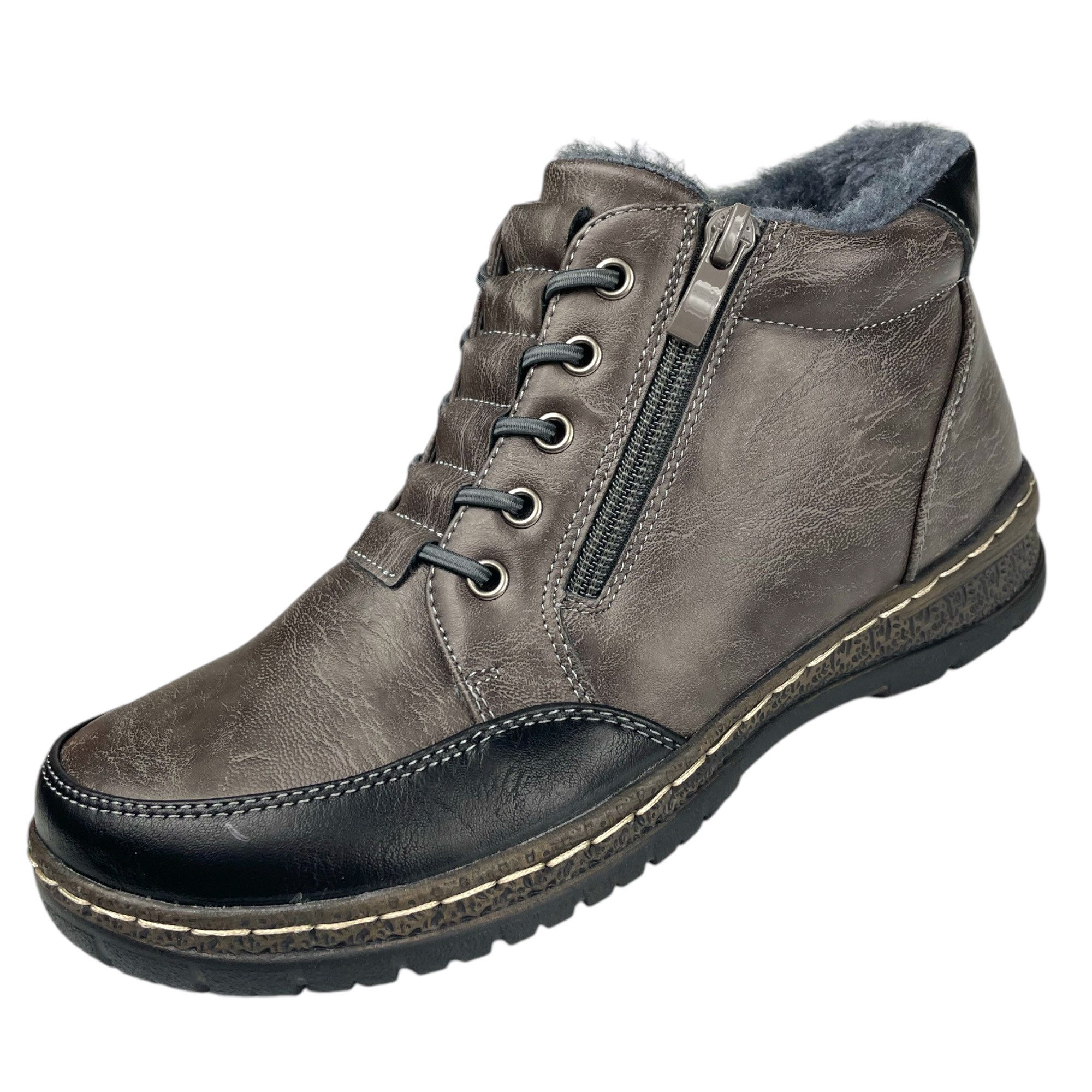 Taschen4life Damen Stiefelette 8708 Stiefelette Winterstiefel gefüttert günstig online kaufen