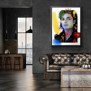 DOTCOMCANVAS® Leinwandbild Micheal Jackson, Leinwandbild Michael Jackson Portrait Pop Art Popsänger Singer Musik