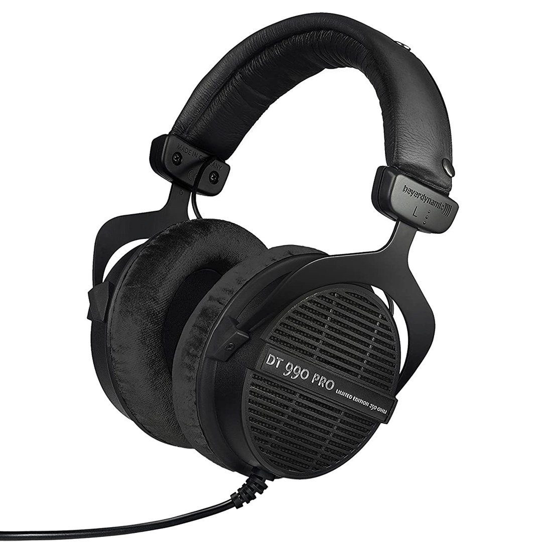 beyerdynamic 43000219 DT 990 PRO 250 OHM Black Limited Edition - für offenes Studio Kopfhörer