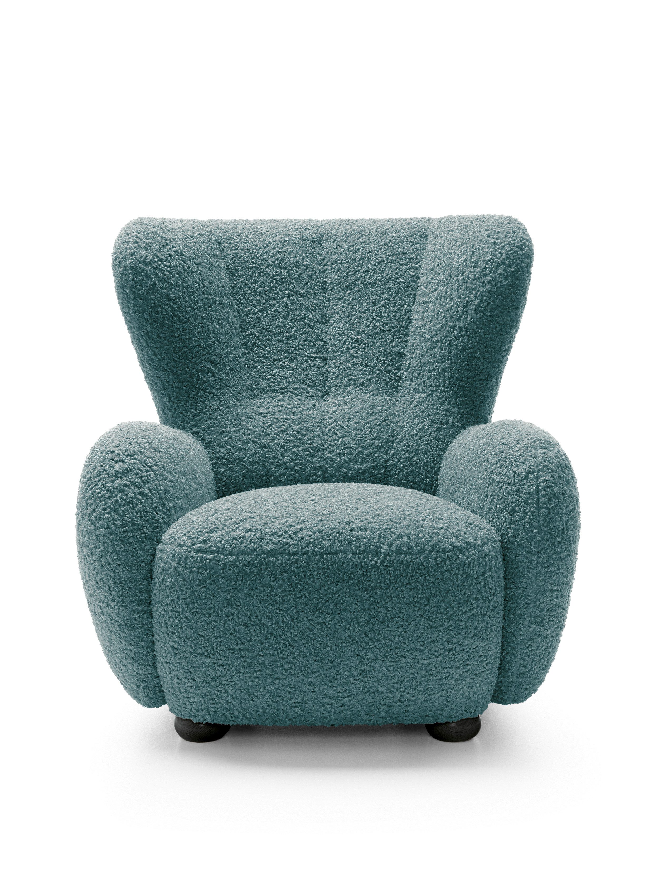 Goldstoff Sessel HUGSY Relaxsessel Boucle mit günstig online kaufen