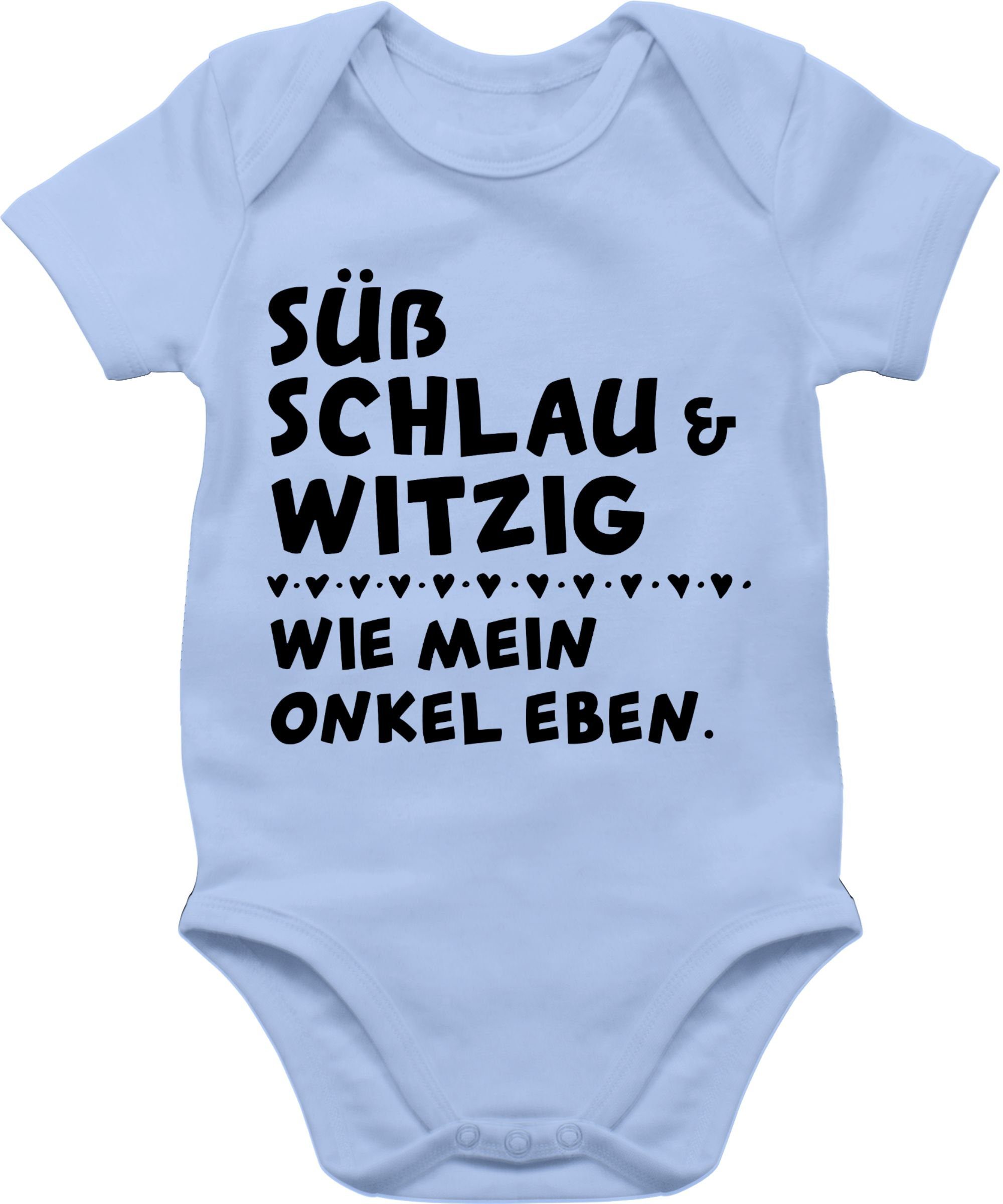 Shirtracer Shirtbody »Süß schlau und witzig wie mein Onkel eben