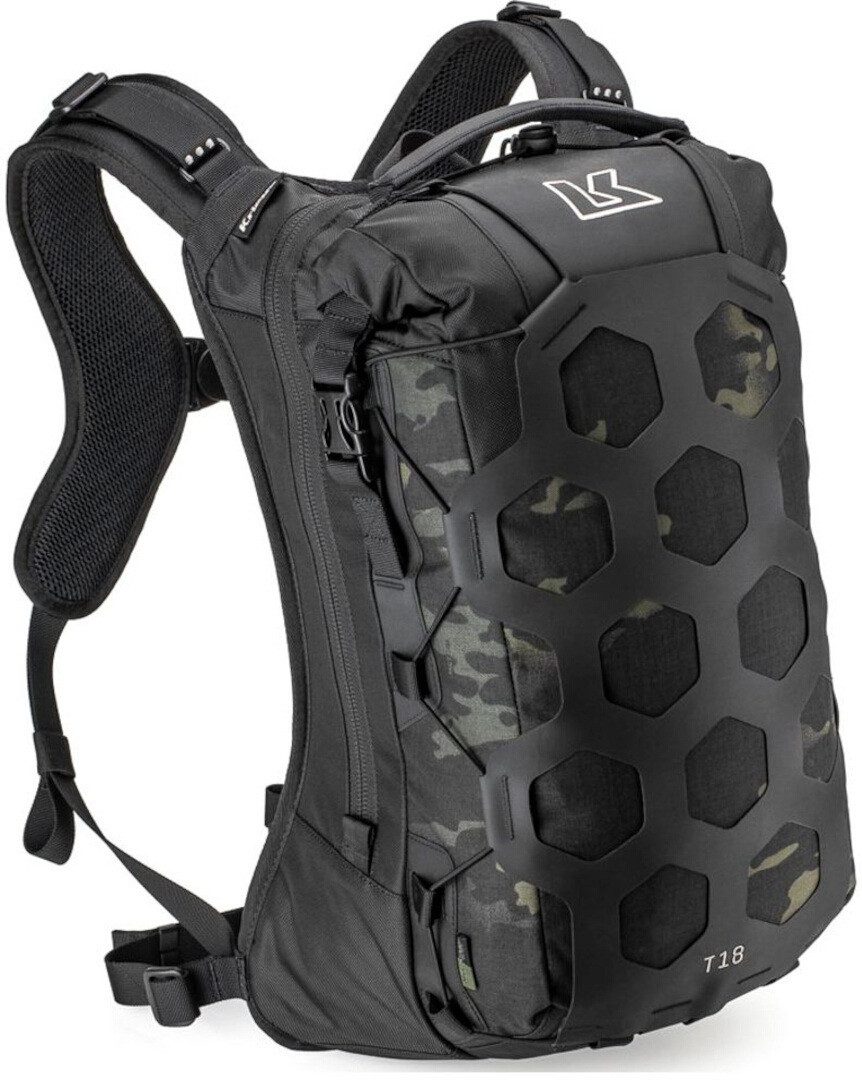 Kriega Rucksack Trail 18 Multicam Motorrad Rucksack, Wasserdicht wasserdichte