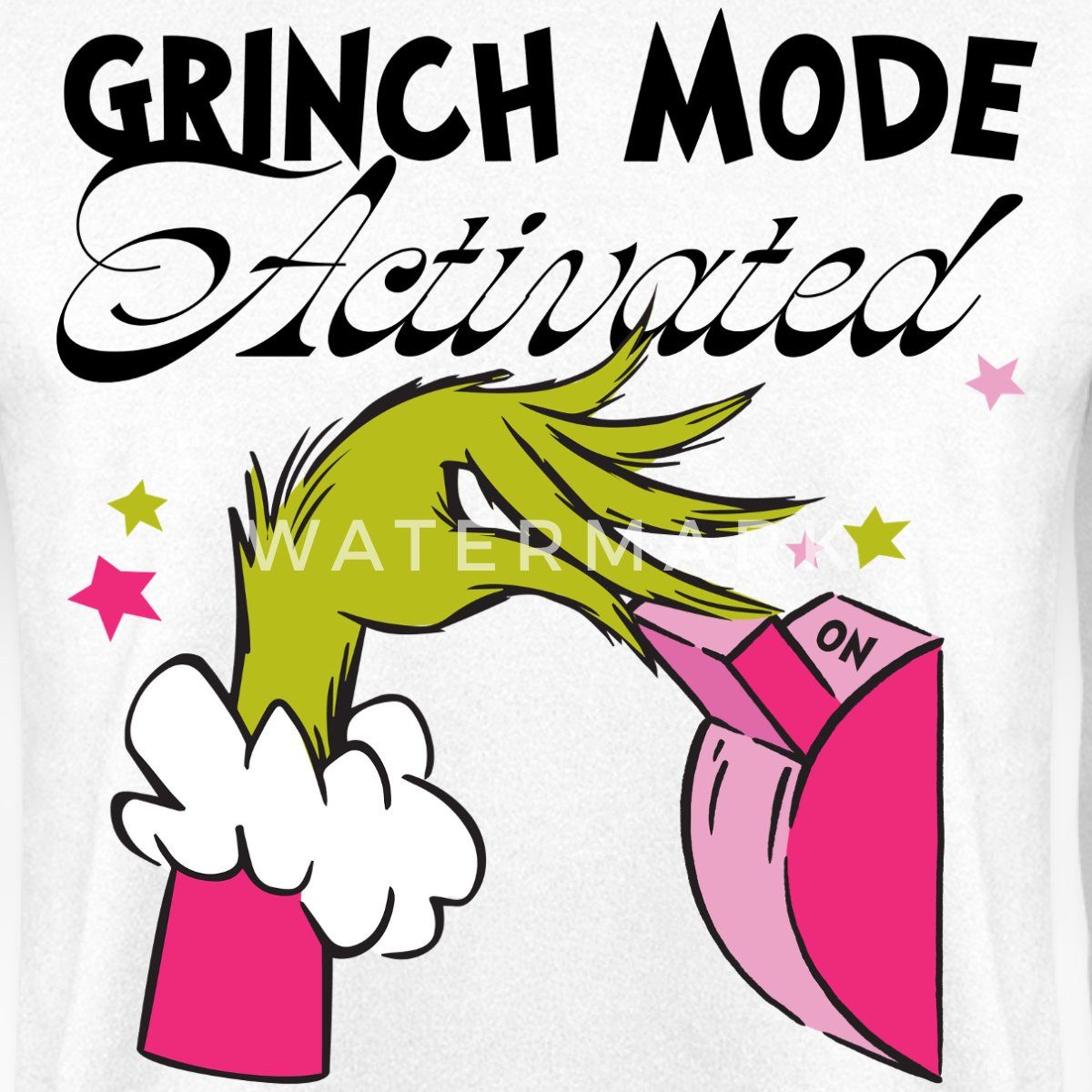 Spreadshirt Sweatshirt Der Grinch Statement Grinch Mode Activated Unisex Pullover (1-tlg)