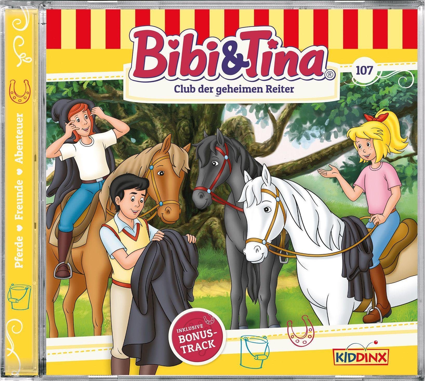 Kiddinx Hörspiel-CD Bibi und Tina 107 - Club der geheimen Retter