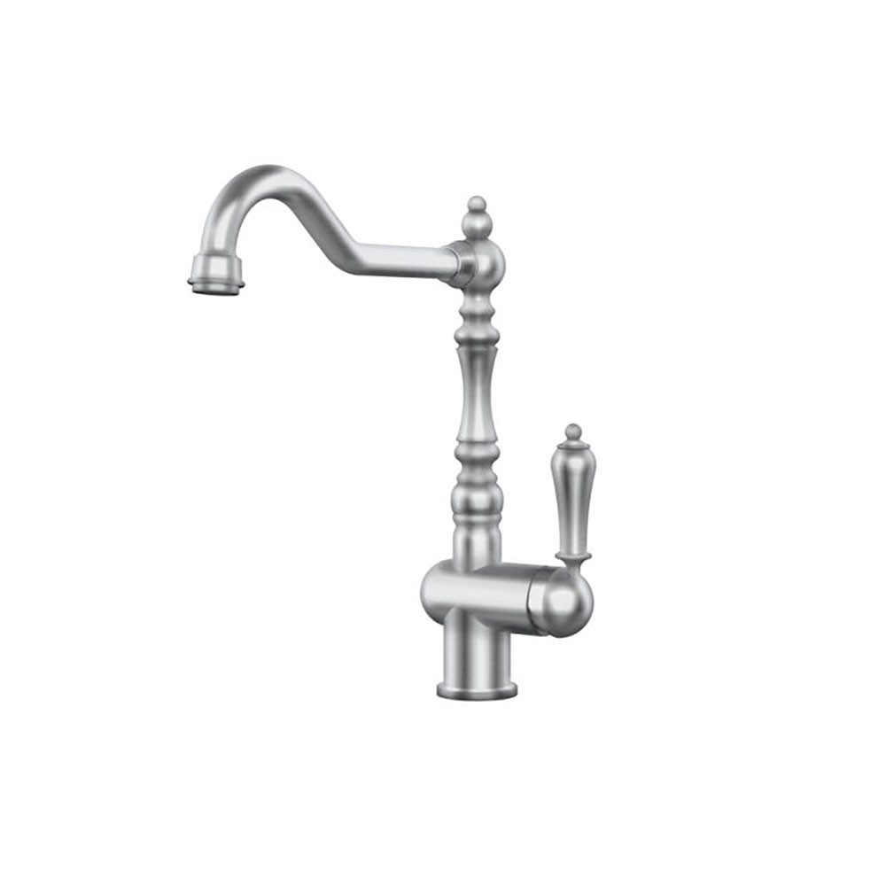 Systemceram Küchenarmatur Rubi Edelstahlfinish