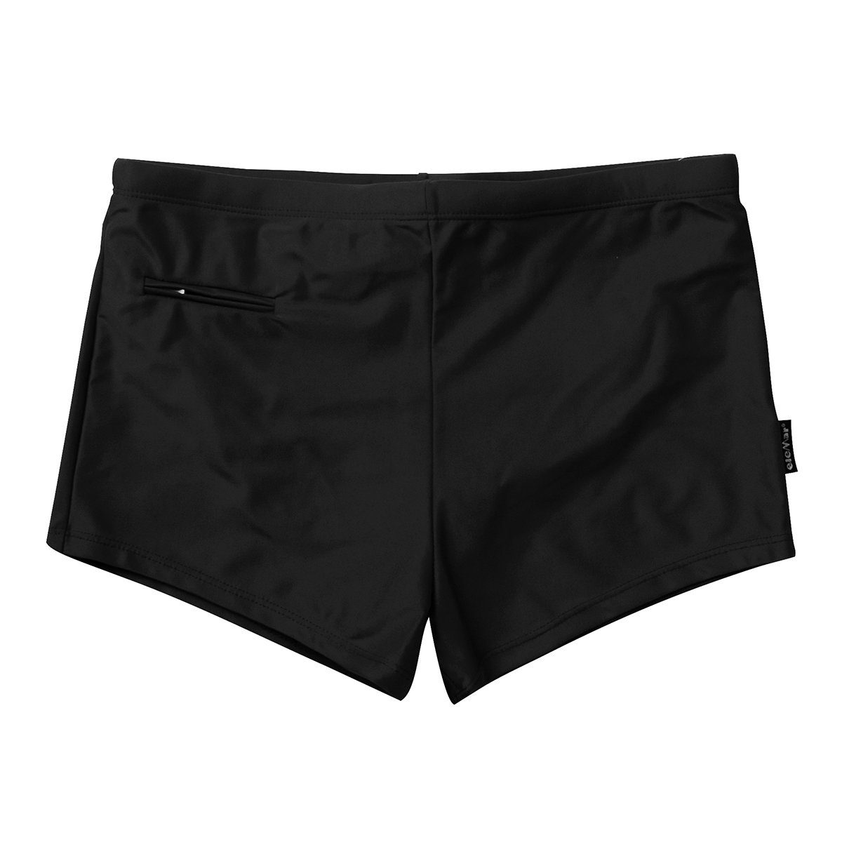 ELEMAR Badehose Übergrößen Kasten-Badehose schwarz Elemar