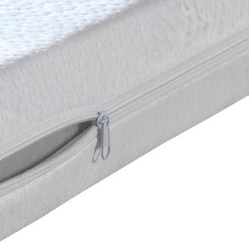 Kaltschaummatratze Basic-Line geeignet f. Gäste-/Jugendbetten,Kernhöhe, Betten-ABC, 10 cm hoch