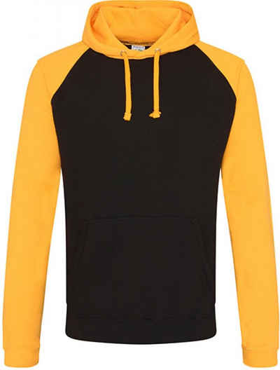 Just Hoods Kapuzenpullover Herren Baseball Hoodie / (WRAP)-zertifizierte Produktion