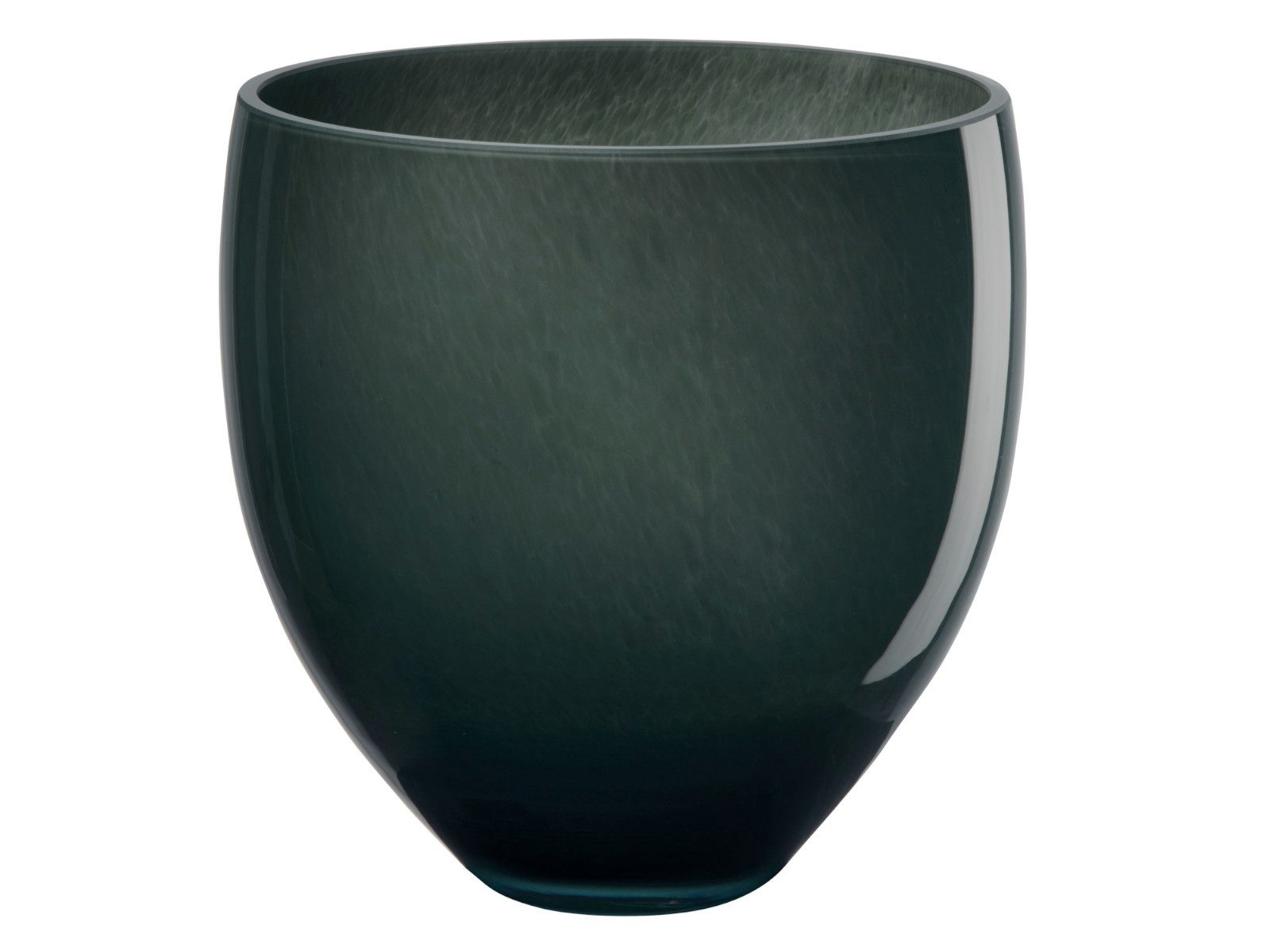 ASA SELECTION Dekovase oliveira Vase ostra anthrazit 18,5x19cm (Vasen), Wohnaccessoires