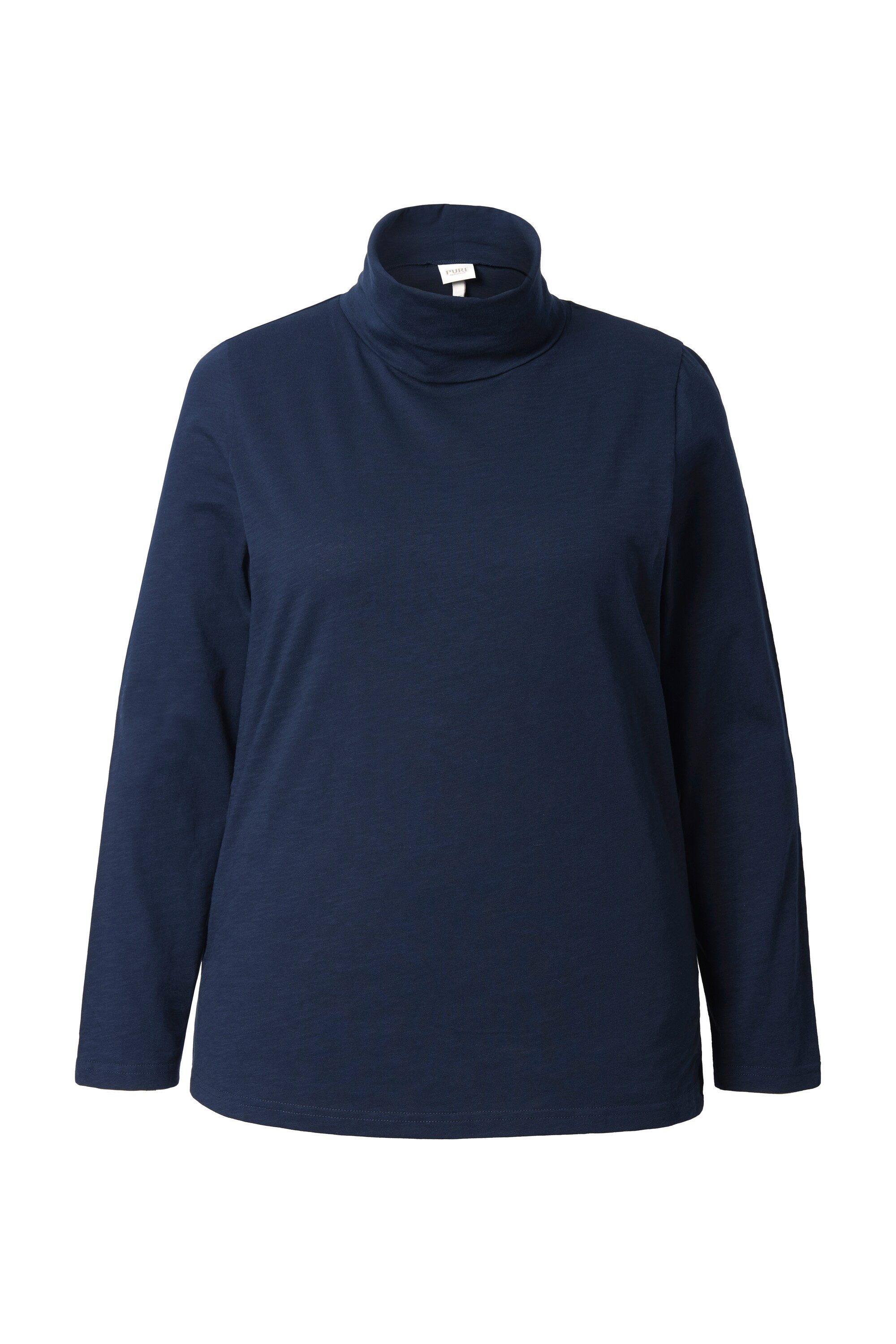 Ulla Popken T-Shirt Shirt Rollkragen Slim günstig online kaufen
