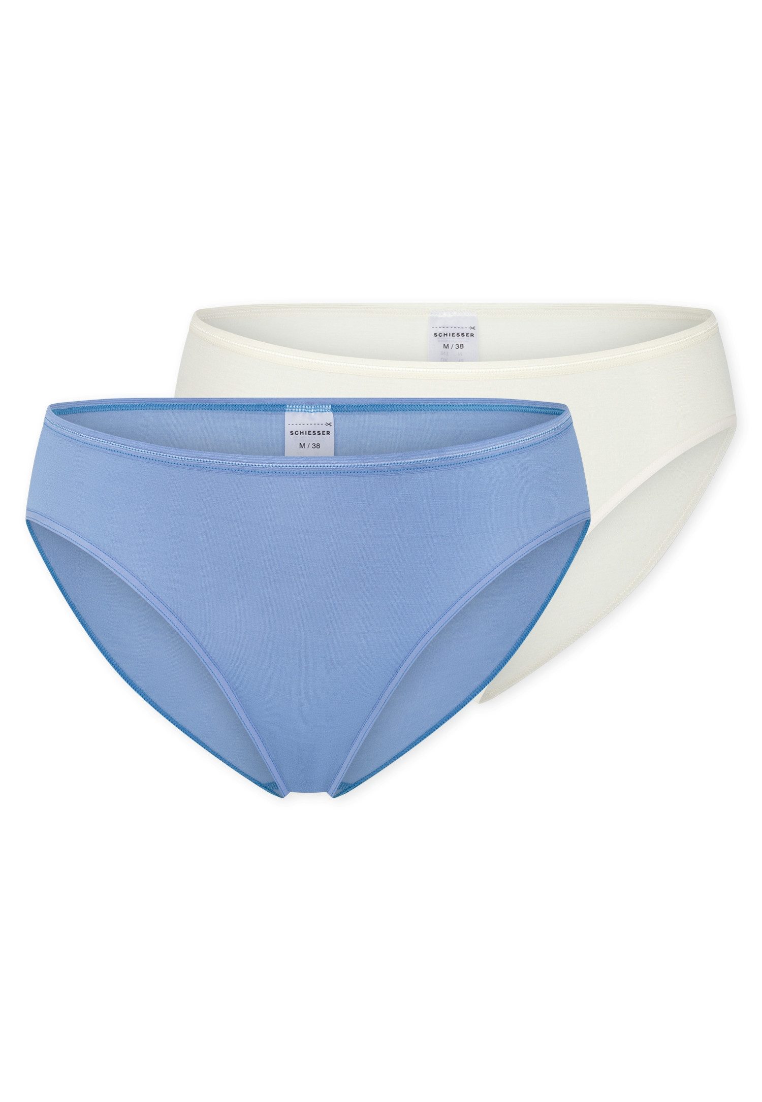 Schiesser Taillenslip Modal Essentials (2er Pack) Single Jersey, temperaturausgleichend