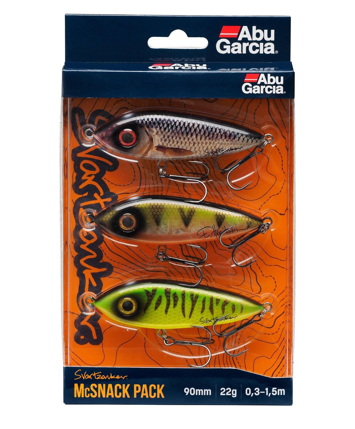 Kunstköder Abu Garcia McSnack 3-Pack