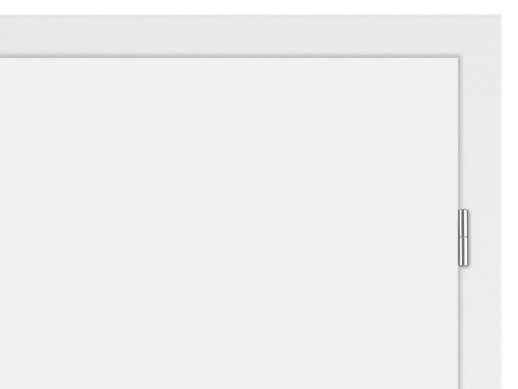 Mosel Türen Zimmertür Zimmertür Zarge mit Weißlack RAL9010, Designkante