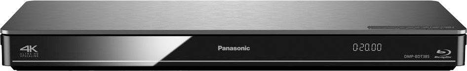 WLAN, DMP-BDT384/385 (FULL LAN Blu-ray-Player / Upscaling) Panasonic 4K (3D) BD-Video, HD (Ethernet), Silber