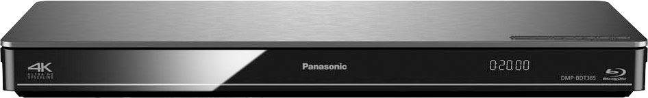 Panasonic DMP-BDT384/385 Blu-ray-Player (FULL HD (3D) / BD-Video, LAN ( Ethernet), WLAN, 4K Upscaling), Atemberaubendes Bild in bester Full HD 2D  oder 3D Qualität