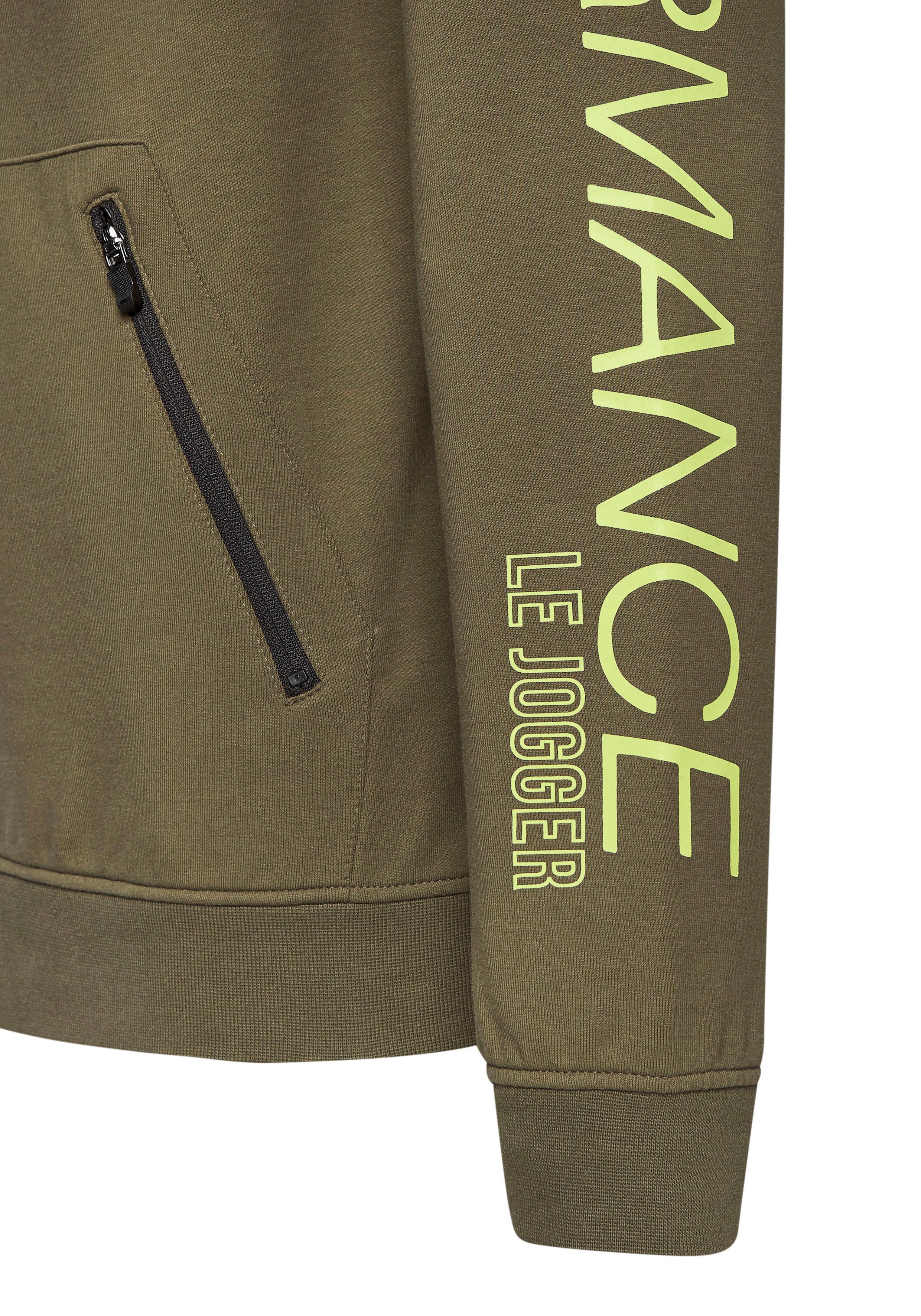 Le Jogger Performance Kapuzensweatshirt mit praktischen Reißverschlusstaschen