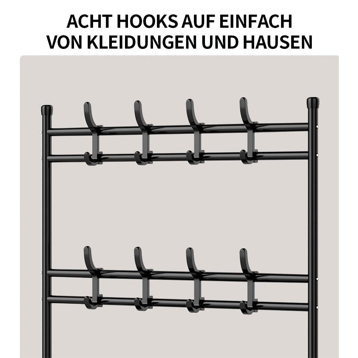 POPOLIC Garderobenständer Cloak Rack, Shoe Bench, 3-in-1-Schrank für den Ei günstig online kaufen