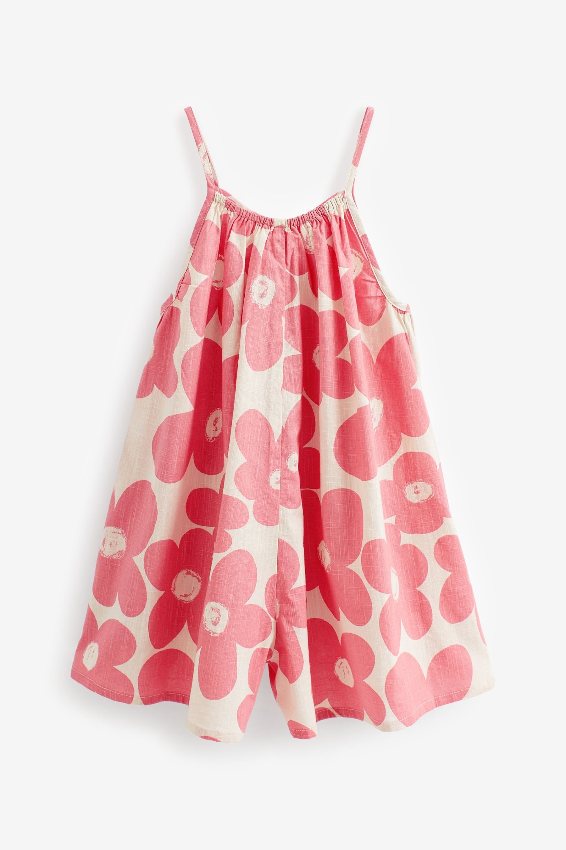 Pink Flower Next Overall (1-tlg) Playsuit