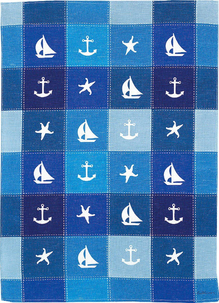 Kracht Geschirrtuch Marine, (Set, 3-tlg., Set), günstig online kaufen