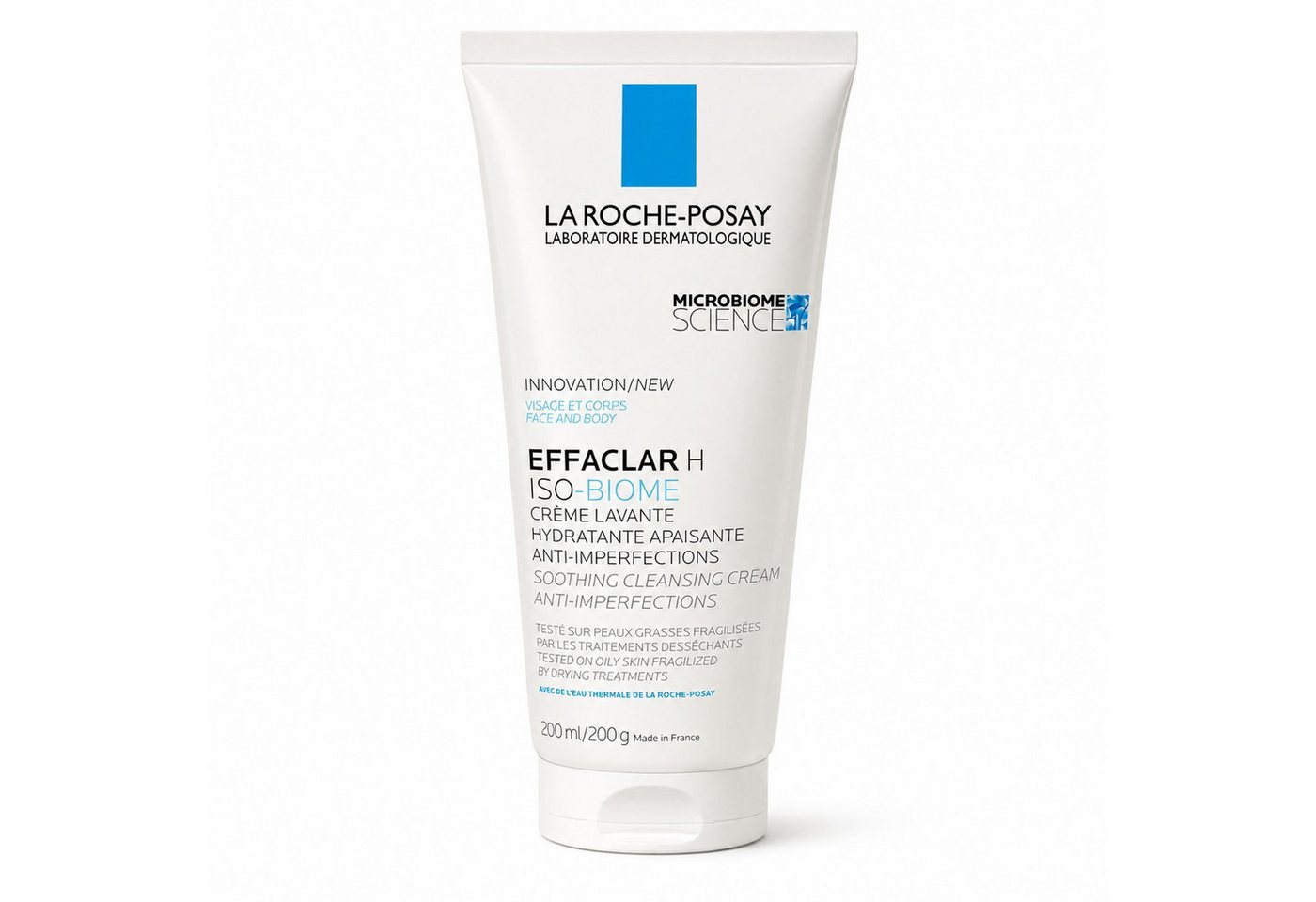 La Roche-Posay Gesichts-Reinigungscreme LA ROCHE-POSAY Effaclar H Iso-Biome Reinigungscreme 200ml
