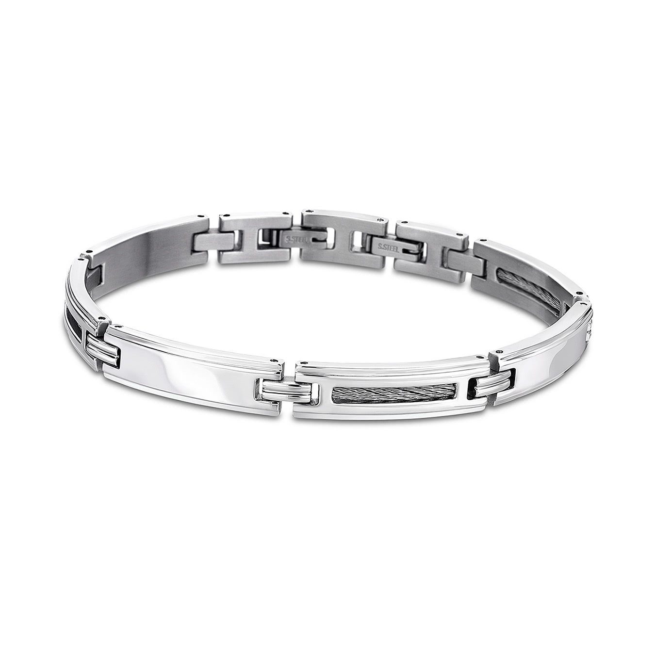 Lotus Style Edelstahlarmband Lotus Style Armband silber LS1652-2/1 (Armband), Armbänder für Herren Edelstahl (Stainless Steel)