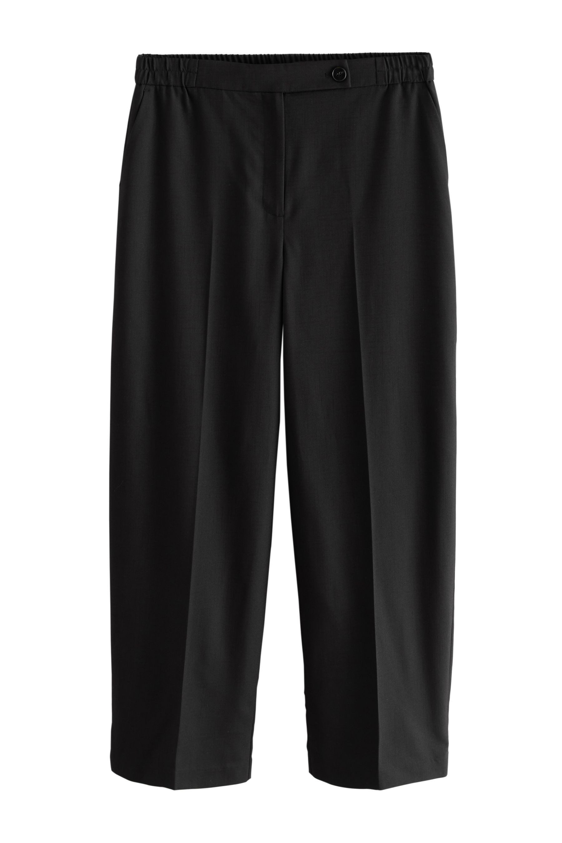 Bundfaltenhose Bundfaltenhose mit geradem Bein, Kurzgröße