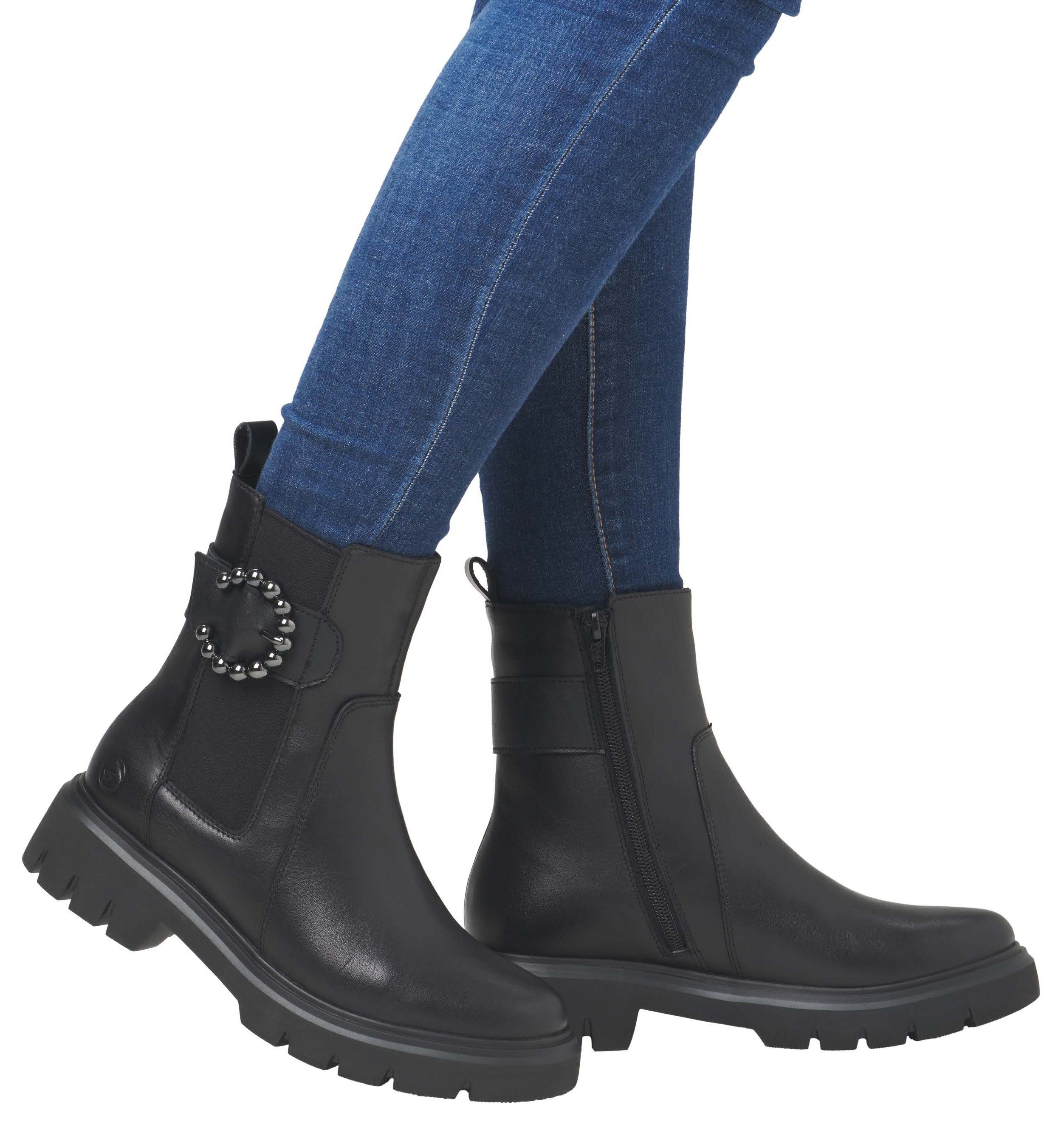 Remonte Chelseaboots, Blockabsatz, Businessmode, Stiefelette mit günstig online kaufen