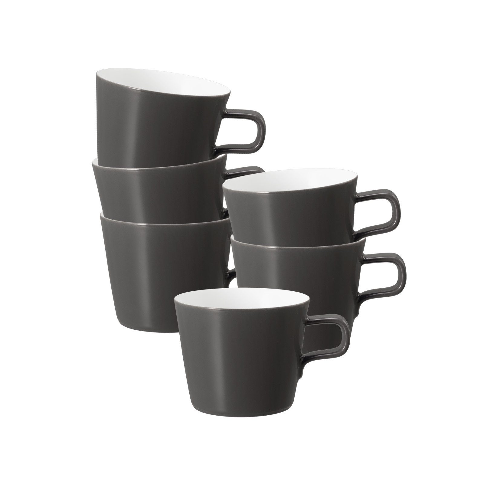 Seltmann Weiden Cappuccinotasse No Limits Moments Cappuccino-/Teetassen 0,26 l, 6-tlg., Porzellan