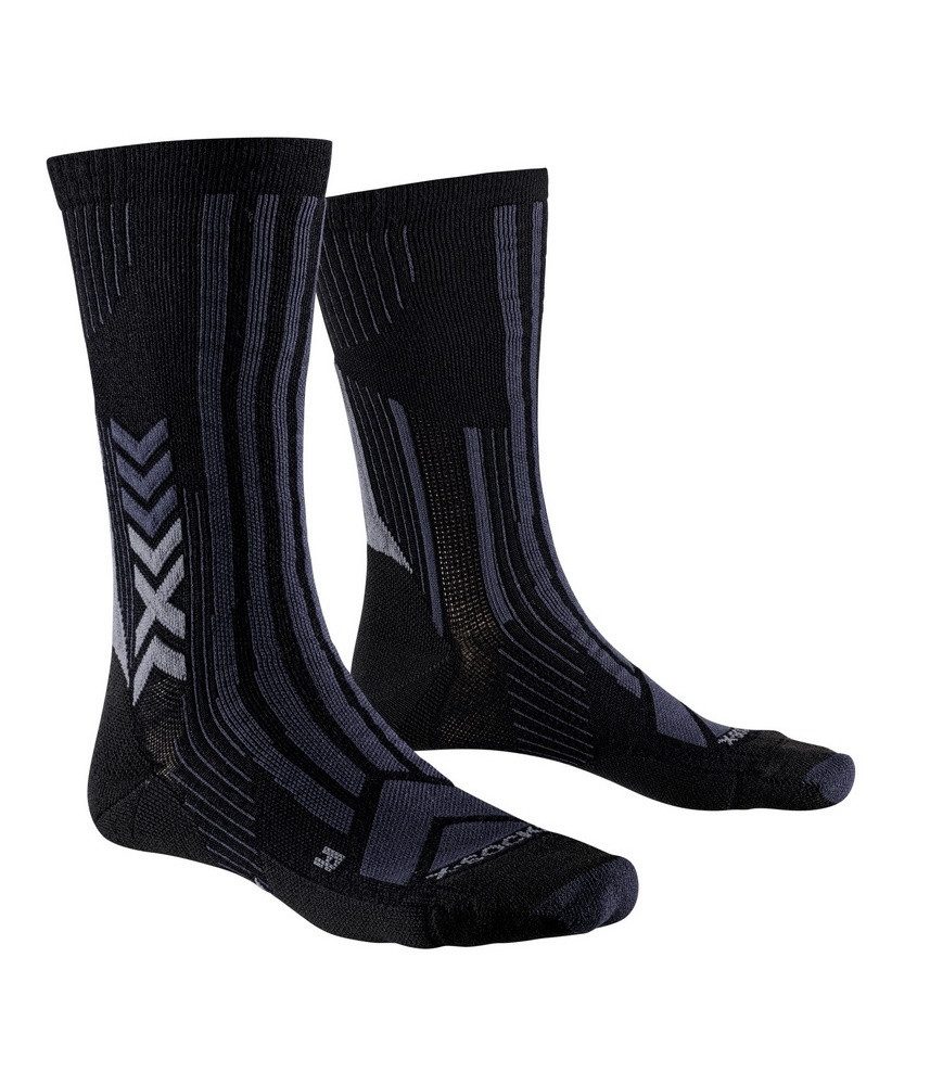 X-Socks Wandersocken Perform Merino Crew schwarz/charcoal Herren - 1 Paar
