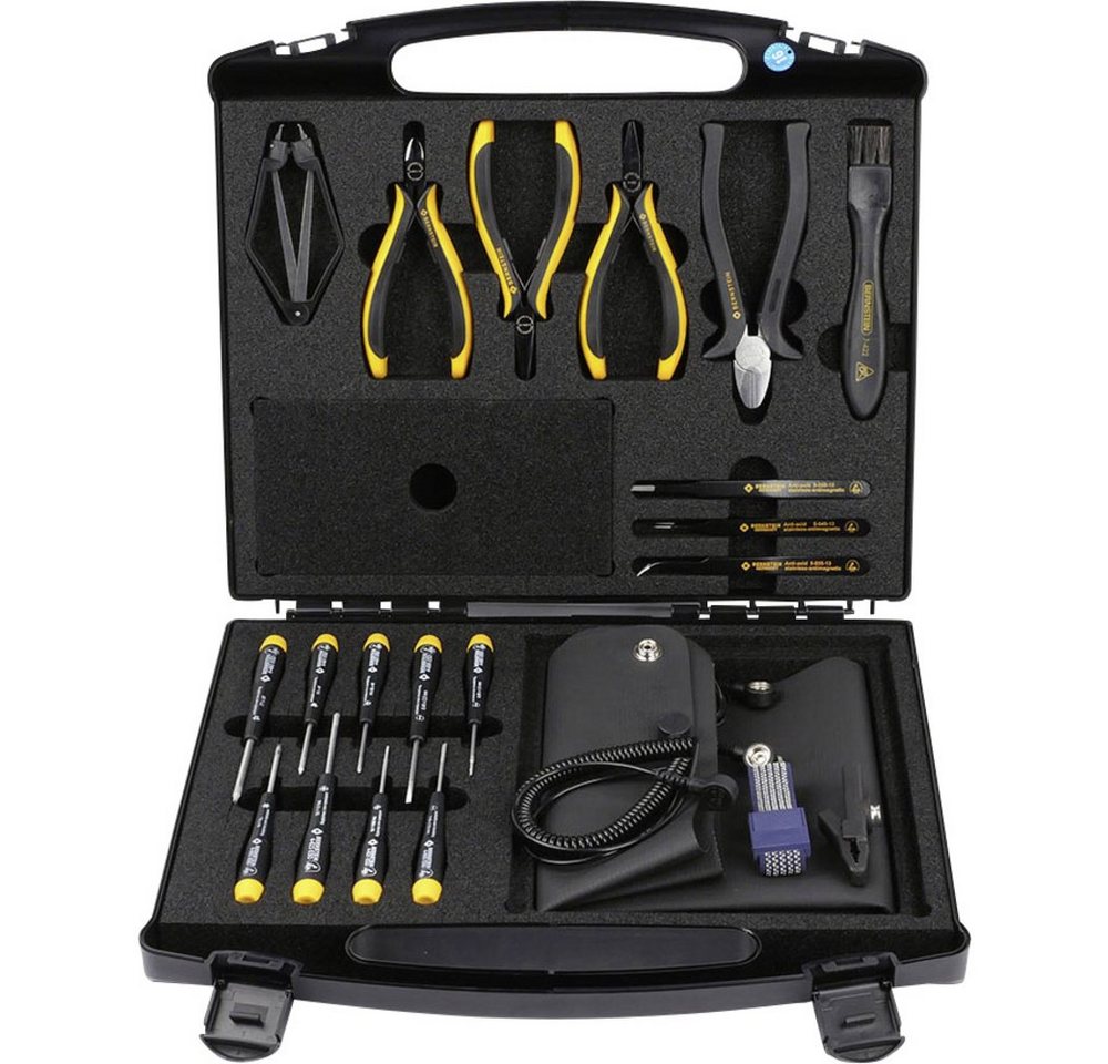 Thumbnail - BERNSTEIN TOOLS FOR ELECTRONICS Werkzeugset Bernstein Tools for Electronics 2280 Werkzeugset ESD, Profi im Koffer