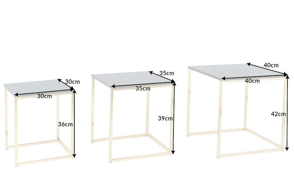 Sitheim-Europe Beistelltisch New Elements 3er Set Beistelltisch (Spar-set, 3-St., 3er Set). € 159,99