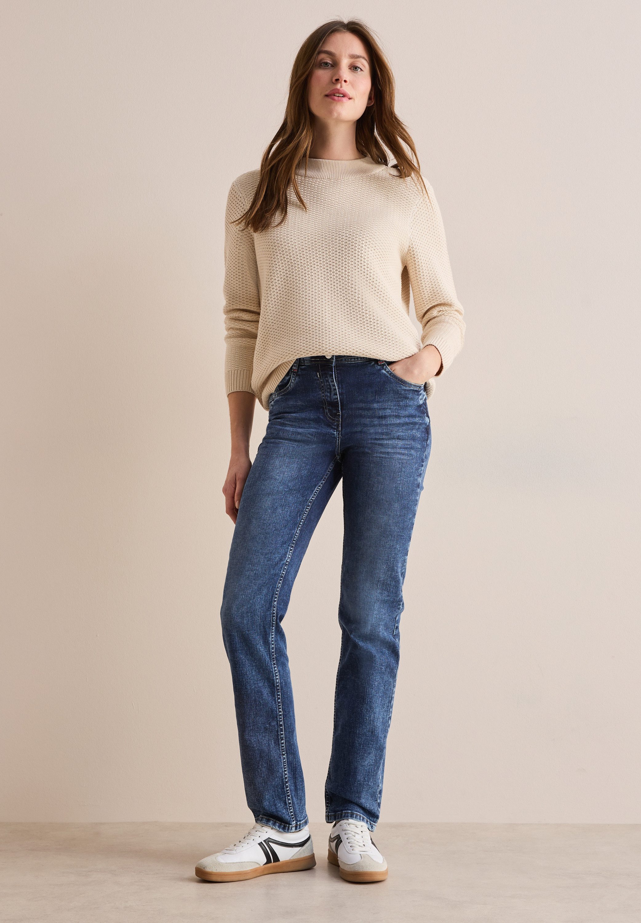 CECIL Straight-Jeans mit Stretchanteil