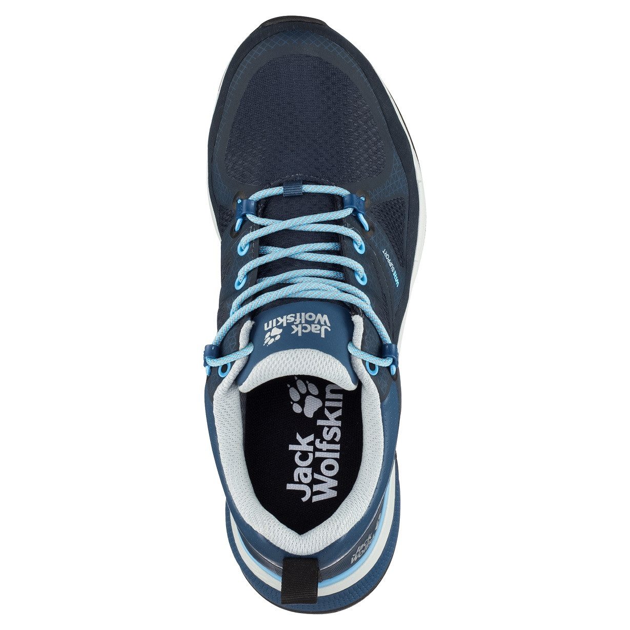 Jack Wolfskin Force Striker Low Texapore wasserdicht dunkelblau Damen Wanderschuh