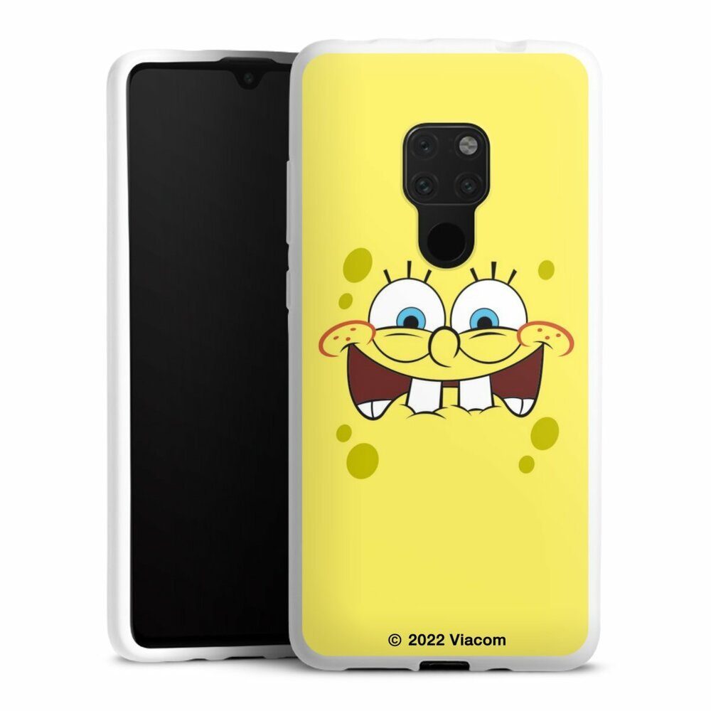 DeinDesign Handyhülle Spongebob Schwammkopf Offizielles Lizenzprodukt Kindheit, Huawei Mate 20 Silikon Hülle Bumper Case Handy Schutzhülle
